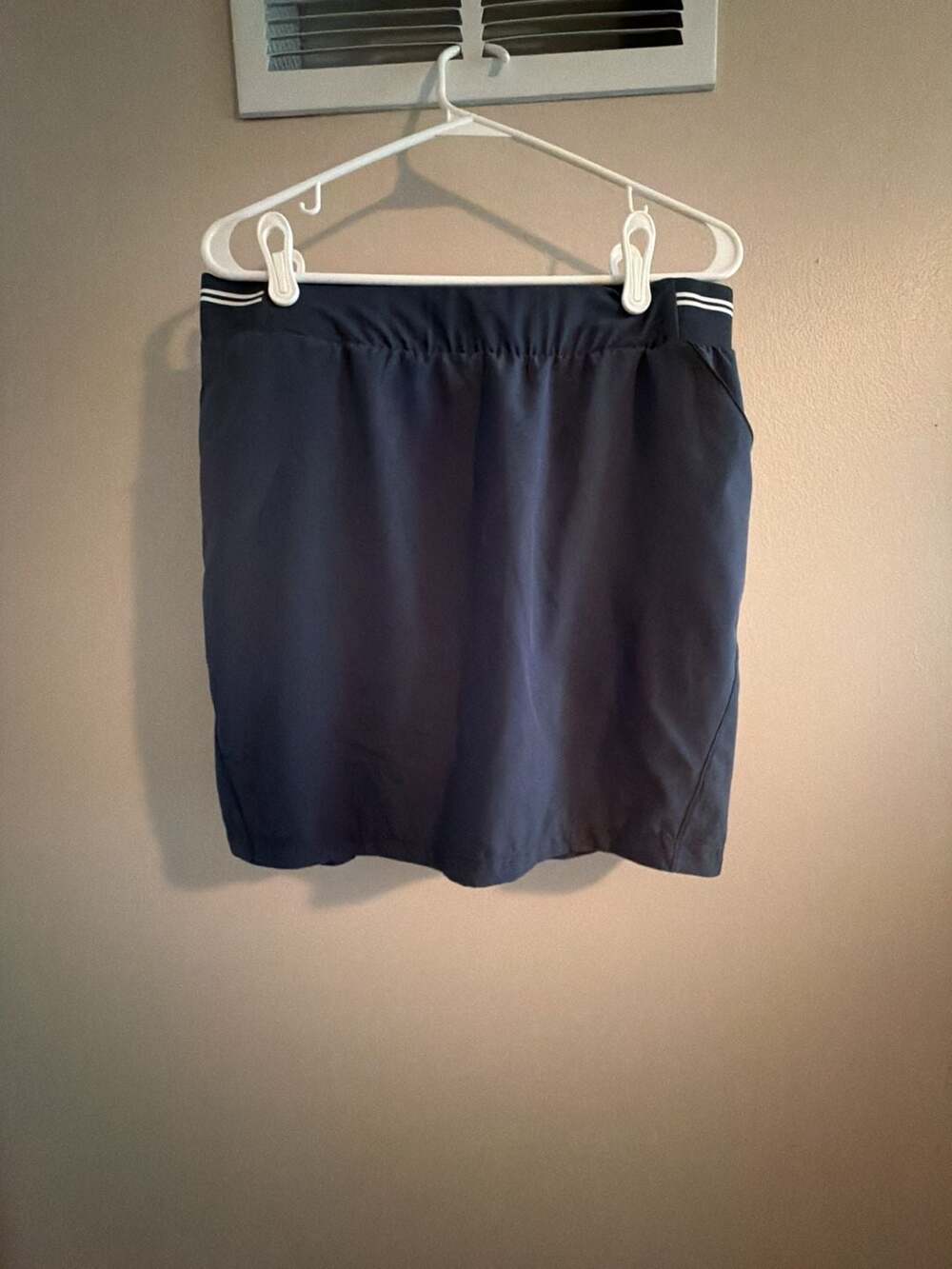 Kyodan Golf Skort Size Large Navy Blue Active Skirt with Built-In Shorts